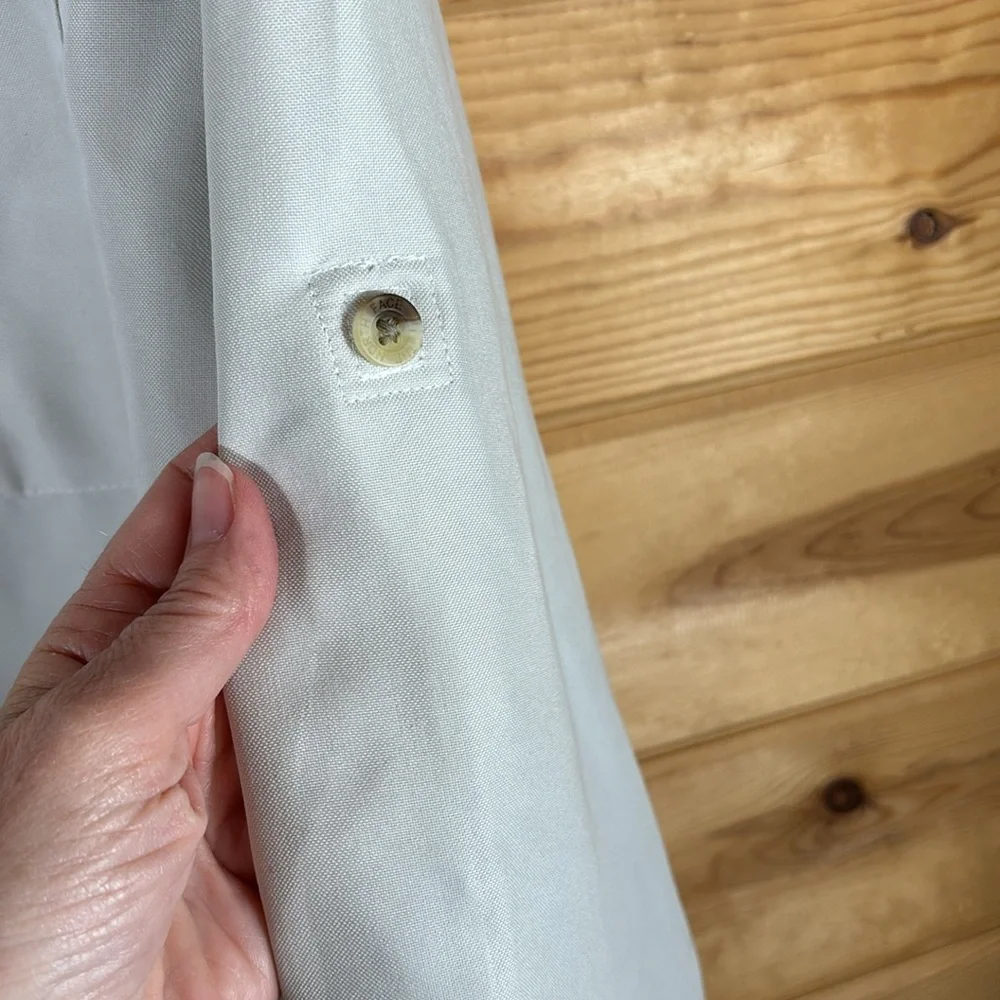 The North Face Syncline Hiking Shirt, Long Sleeved, Off White , Size Large